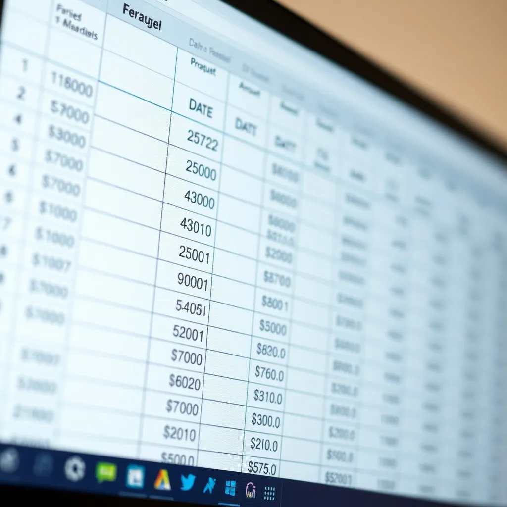 A close up of a computer screen showing a clean, organized s